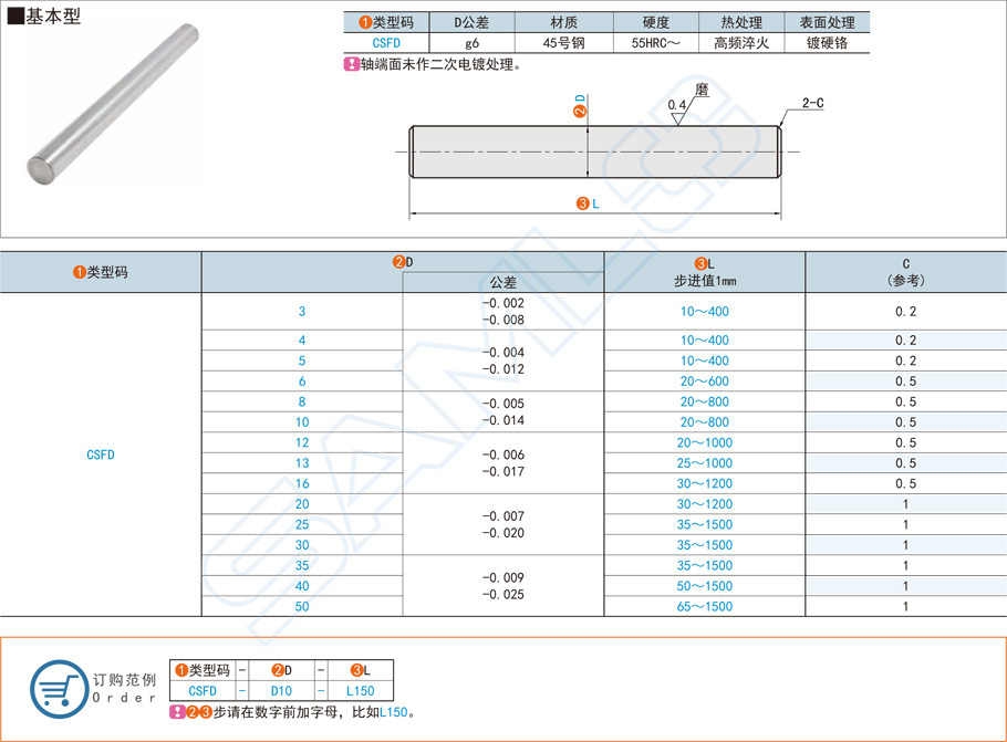 導向軸的質量判斷方法