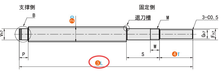 L（總長(zhǎng)）