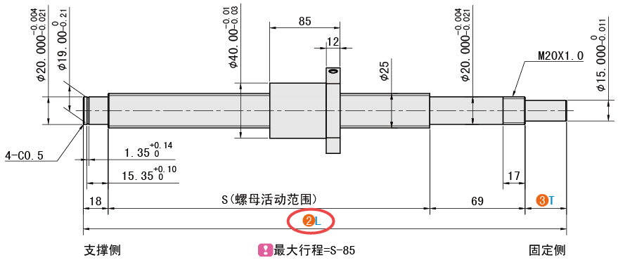 L（總長(zhǎng)）