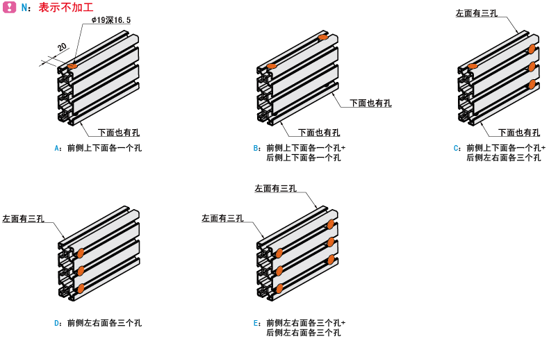 內(nèi)置連接件盲孔加工代碼