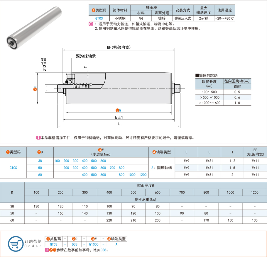 無(wú)動(dòng)力輸送輥筒的正確安裝與維護(hù)