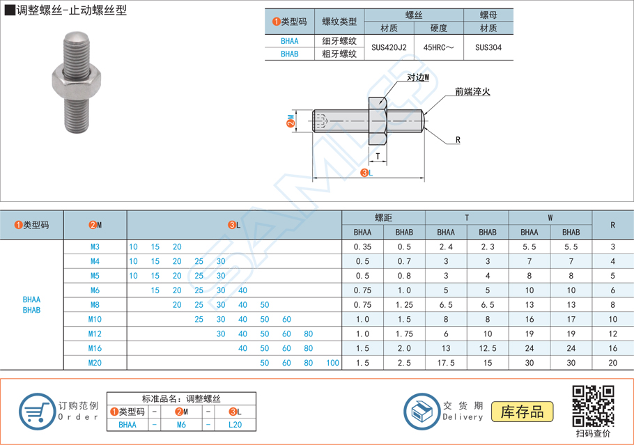 調整螺絲-止動螺絲型規(guī)格參數尺寸材質