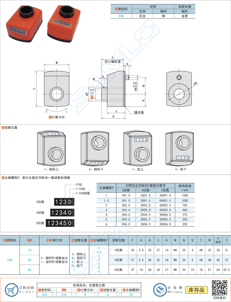 位置顯示器,計數(shù)器規(guī)格參數(shù)尺寸材質(zhì)